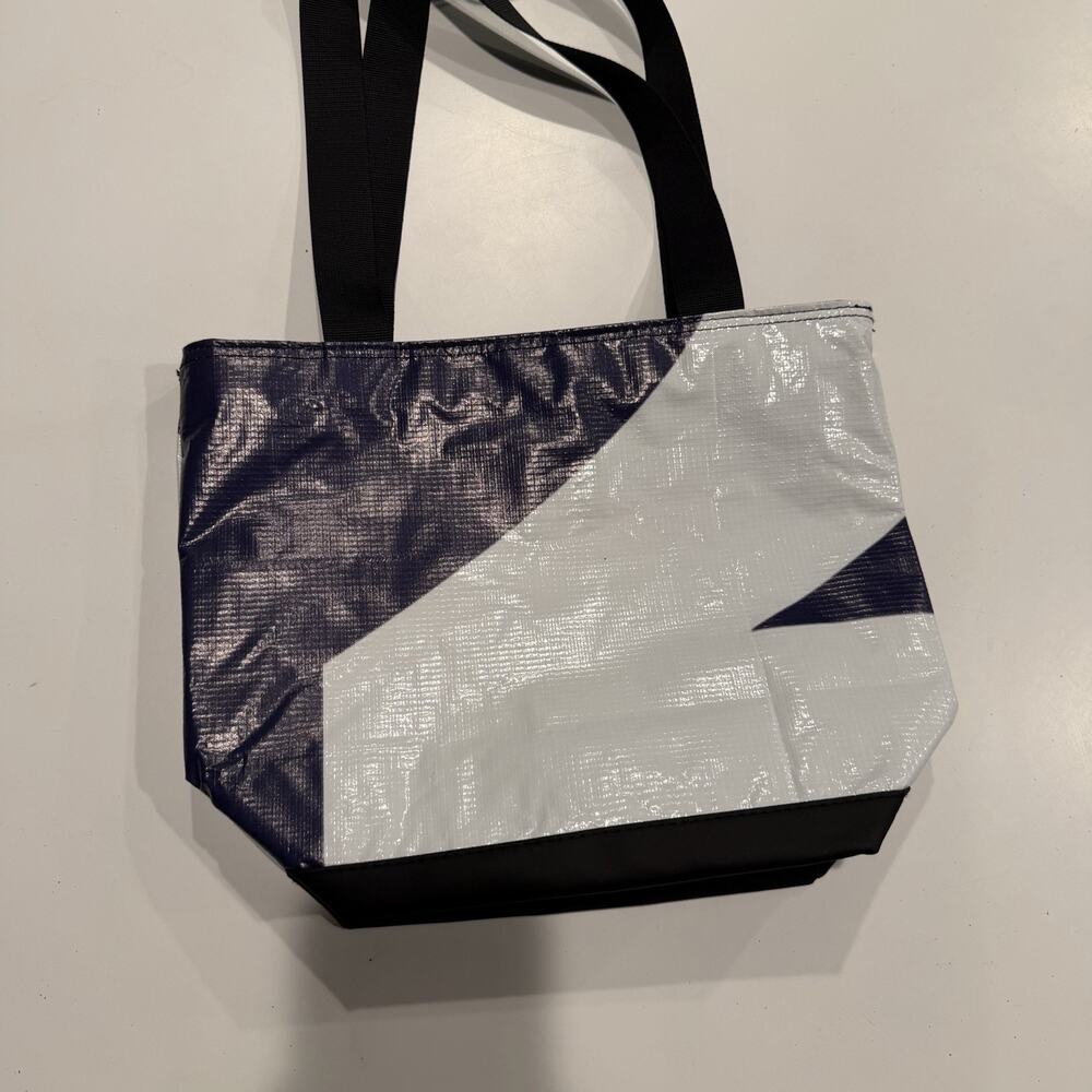 NWT Rareform Mini Zippered Blake Tote Bag Repurposed Billboard Vinyl - Picture 9 of 9